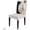 Black White, variant on Abstract Dining Room Chair Covers Set of 4, Purple Gray Graffiti Art Texture Stretch Chair Slipcovers Removable Washable Seat Cover Chair Protectors for Kitchen Home, Hotel Banquet