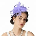 thumbnail image 2 of Delicate Feather Hairband Elegant Floral Headpiece For Women Wedding Party Performance Accessories Versatile Hair Accessory, 2 of 3