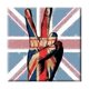 thumbnail image 1 of The Who Peace Fingers Fridge Magnet One Size Blue/Red/White, 1 of 1