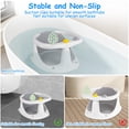 thumbnail image 4 of Asiento de baño para bebés ALNUY para bebés de 6 a 24 meses con vaso de enjuague, 4 of 6