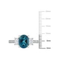 thumbnail image 2 of Everly Women's Topaz 14K White Gold Engagement Ring, 2 of 7