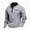 R226-Light Gray, variant on NOLDARES Mens Quarter Zip Pullover Mock Neck Quilted Sweatshirt Casual Long Sleeve Polo Sweater,Light Gray,XL
