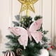 thumbnail image 5 of Adornos navideños, adornos navideños, regalos navideños, 1 pieza de decoración navideña, mariposas brillantes, accesorios con clips, flores navideñas, decoración para bodas y festivales, accesorios de, 5 of 7