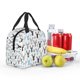 thumbnail image 5 of Fotbe Winter Art Blue and Black Moose Bolsa Térmica con Estampado y Forro de Aluminio Grueso Bolsa de Almuerzo con Bolsillo Frontal para Hombres y Mujeres, Ideal para Trabajo, Escuela, 5 of 8