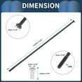 thumbnail image 5 of 20 Set 14G Straight Pull Bicycle Spokes 112mm Straight Pull Bike Wheel Spokes Carbon Steel Black, 5 of 7