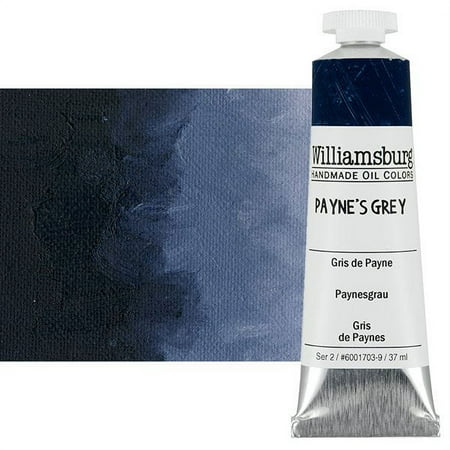 UPC: 0877463009396 | Williamsburg Handmade Oil Color  37ml Tube  Payne s Gray