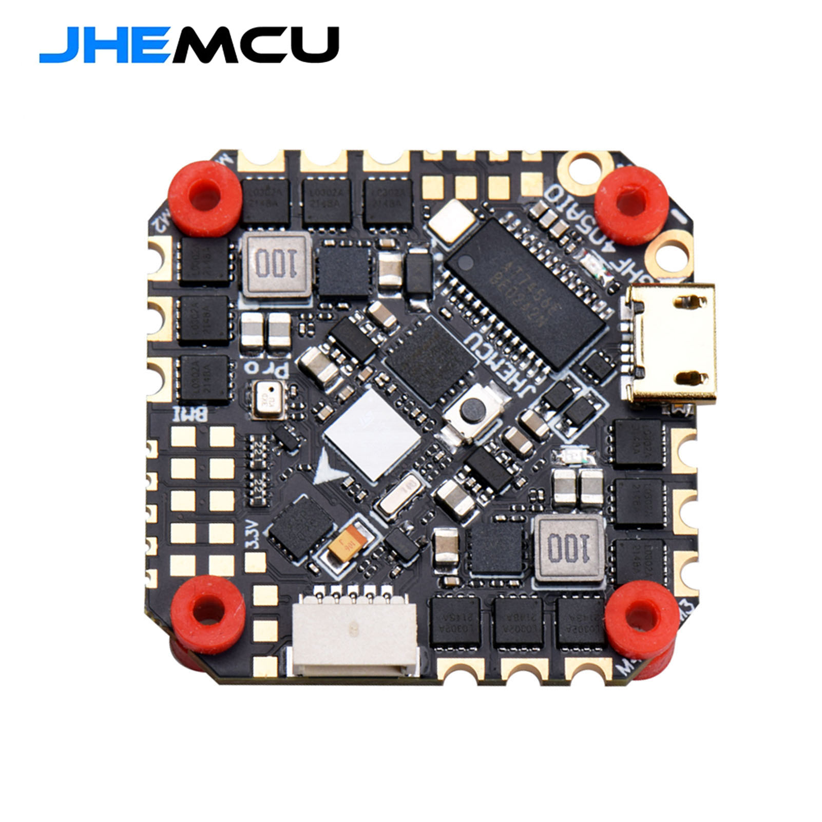 JHEMCU GHF405AIO-BMI F405 Flight Controller W5V 10V BEC Built-in 40A BLHELI_S 2-6S 4 in 1 ESC 25.5X25.5mm for - image 3 of 7