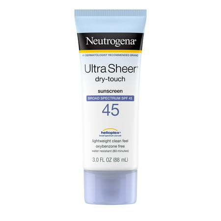 Neutrogena Ultra Sheer Dry-Touch Water Resistant Sunscreen SPF 45, 3 fl.
