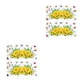 thumbnail image 1 of Bewildely 2 piezas de pegatinas de pared de flores, hojas verdes, decoración extraíble para el hogar, papel tapiz de insectos, póster, Type1 NO1, 1 of 6