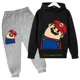 thumbnail image 1 of Traje de algodón con capucha de Super Mario bros para niño Y niña, ropa deportiva con capucha, conjuntos de Pokémon, 2, 5, 6, 7, 8, 9, 10, 11, 12 años, 1 of 1