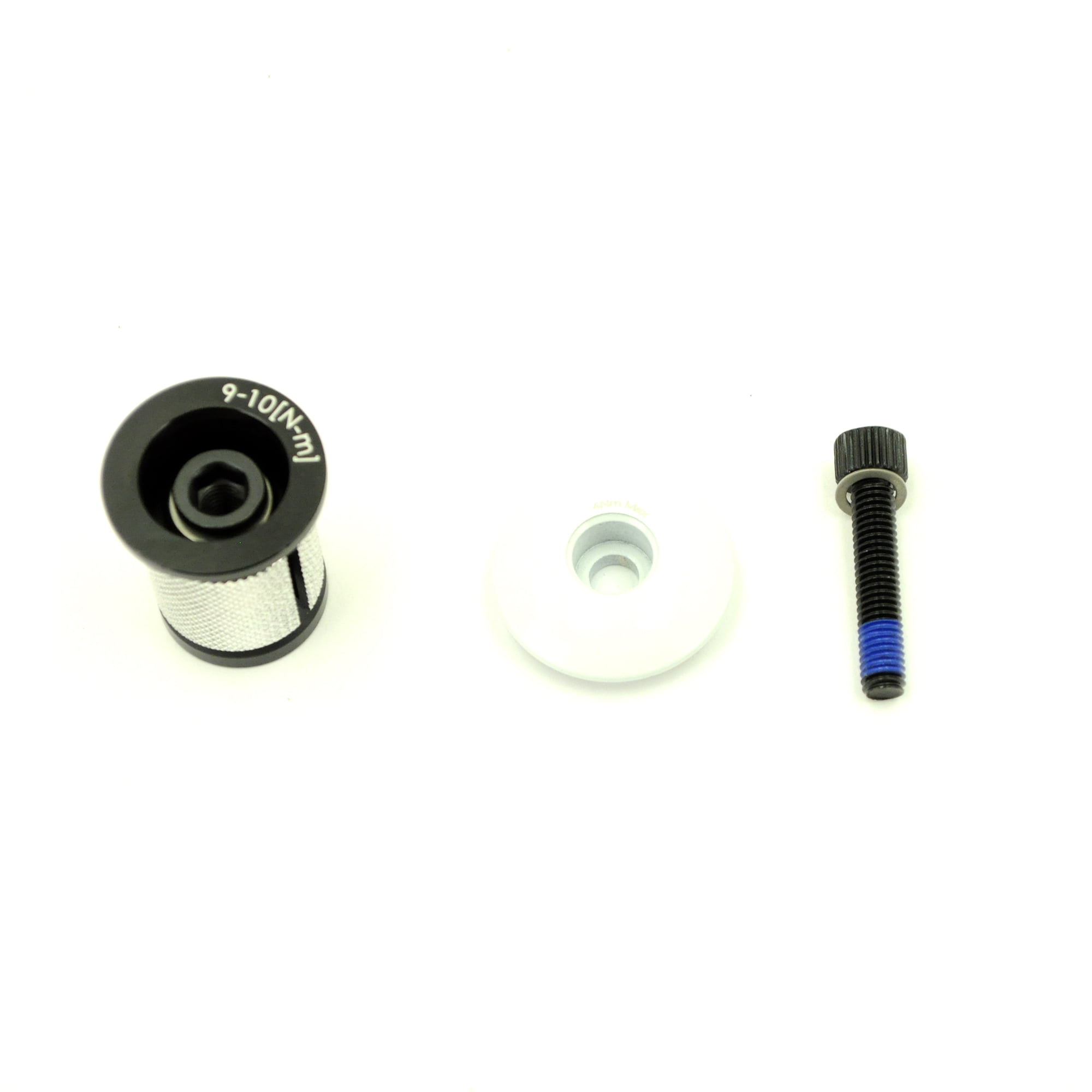 40g   1-1/8" CARBON TOP   Headset Cap with Expander BLACK 28.6MM 
