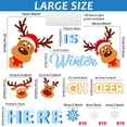 thumbnail image 2 of Conjunto de Carteles Navideños ZOIIWA Oh Ciervo El Invierno Está Aquí, 2 of 7