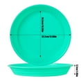 thumbnail image 3 of Flower Pot Saucer 12.68 Inch Round Tray Durable Water Catcher for Pots Indoor Outdoor Use Tray for Houseplants Gardening Decorations, 3 of 5