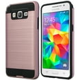 thumbnail image 3 of Galaxy Go Prime Case | Galaxy Grand Prime Case, Slim Hybrid Dual Layer Armor Case For Galaxy Go Prime/Grand Prime - Brush Rose Gold, 3 of 4