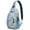 Rainbow Unicor, variant on Rainbow Unicorn Galaxy Sling Backpack with Mystical Forest Theme, Cute Fantasy Cartoon Crossbody Bag for Women Women Travel