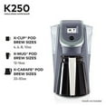 thumbnail image 5 of Keurig K250 Coffee Maker, Single Serve K-Cup Pod Coffee Brewer, With Strength Control, Plum Gray, 5 of 11