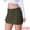 Army Green, variant on Women's Denim Skirt Cargo Pockets Button Mini Jeans Skirts L Army Green