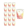 thumbnail image 2 of Hometravel Pink Christmas Tableware Set, Snowflake Themed Disposable Party Plates, Coordinated Paper Cups and Napkins for Holiday Gatherings, Themed Events, Celebrations, 2 of 6