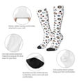 thumbnail image 5 of Fotbe Cartoon Animals print Women's Men's Novelty Crew Socks Cotton Socks Knee High Socks for Walking,Running,Nurses,Pregnancy, 5 of 8