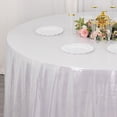 thumbnail image 5 of BalsaCircle 120 in Silver Sequin Dots Polyester Round Tablecloth Wedding Party Events Reception Decorations Supplies, 5 of 8