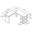 thumbnail image 4 of Dorel L-Shaped Desk, 4 of 4