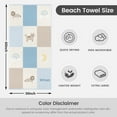 thumbnail image 2 of Personalized Beach Towel for Kids & Adults with Photos & TEXT 400GSM Custom 100% Microfiber Pool Towel Ultra Absorbent Super Soft Towels Personalized Gift for Women Men, 2 of 8