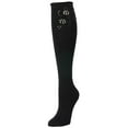 thumbnail image 1 of MeMoi Pearl Bedazzled Cotton Blend Knee High Socks - Mens - Male, 1 of 3