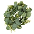 thumbnail image 4 of PIXNOR  Lambs Ear Wreath Leaf Garland Decoration Wedding Decorations Door, 4 of 8