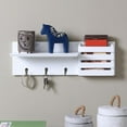 thumbnail image 2 of Danya B Utility Shelf with Pocket and Hanging Hooks, 2 of 4