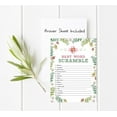 thumbnail image 4 of Inkdotpot Set Of 50 Baby ShowerWord ScrambleGame Cards Gender Neutral Floral Party Supplies-Fun Baby Shower Game Favors, 4 of 6