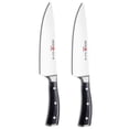 thumbnail image 1 of 2x Wusthof Classic Ikon Couteau de Chef de 8 Po, 1 of 3