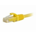 thumbnail image 3 of C2G / Cables To Go 00936 6in Cat5e Snagless Unshielded (UTP) Network Patch Cable – Yellow, 3 of 5