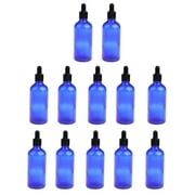 12 Pieces Empty Essential Oils Bottles Aromatherapy with Dropper Blue
