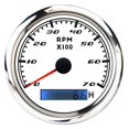 thumbnail image 1 of 85mm Digital 8000 RPM Tachometer Gauge 3000 4000 6000 7000 RPM Tachometer LCD Display Red Backlight With Hourmeter ,Wide Applicability, 1 of 7