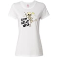 thumbnail image 3 of Inktastic Happy Halloween with Dancing Skeleton Women's T-Shirt, 3 of 5