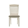 thumbnail image 5 of Acme Fedele Side Chair in Tan Fabric & Cream Finish Indoor, 5 of 6