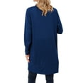 thumbnail image 7 of STARVNC Women Button Down Solid Color Cardigan, 7 of 7