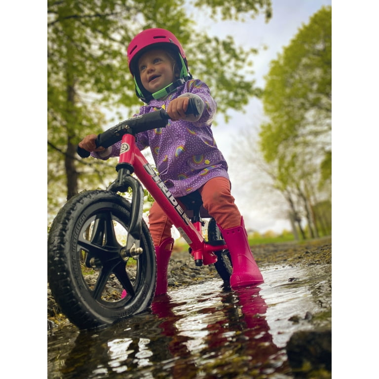 Strider 12” Sport Bike, Pink - No Pedal Balance Bicycle for Kids 1