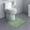 Green-2, variant on geerera U-Shaped Toilet Rugs, Soft Absorbent Bathroom Floor Mat, Non-Slip Machine Washable, for Bathroom, Master Bath, Powder Room