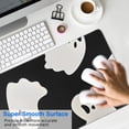 thumbnail image 4 of Long Mouse Pads for Desk,Black Halloween Ghost Silhouettes Desk Mats on Top Of Desks, Desk Mouse Pad Extra Large with 3mm Non-Slip Base and Stitched Edge for Gaming,Office,Work,Home 31.5"x11.8", 4 of 6