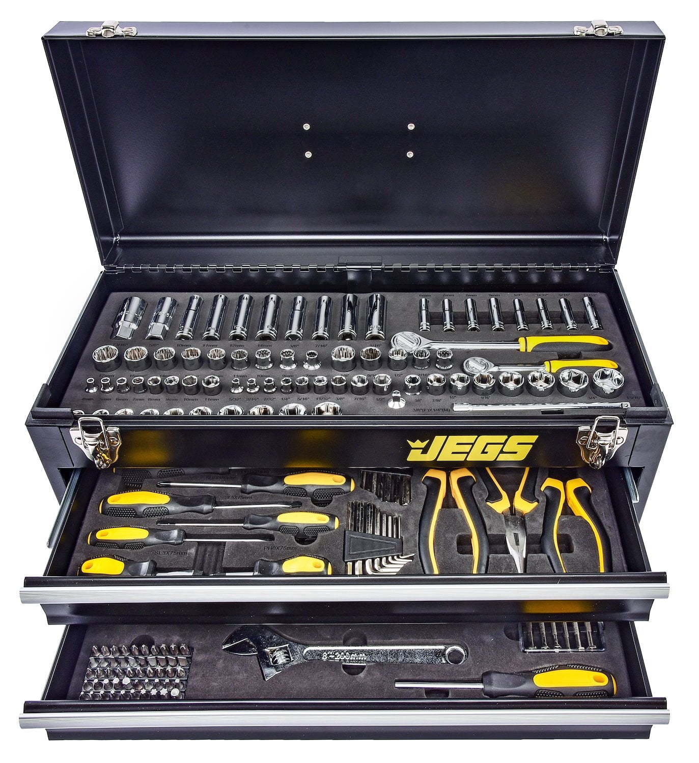 JEGS Mechanic's Tool Box Set [170-Piece]