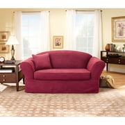 Sure Fit Suede Supreme Two Piece Sofa Slipcover