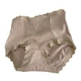 thumbnail image 3 of Women Underwear High Waist Panties Full Coverage Briefs Soft Strech Breathable Ladies Panties Slotted Panties High Thigh Bikini Underwear for Women Vintage Shorts Underwear Granny Panties for Women, 3 of 3