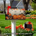thumbnail image 5 of Halloween Mailbox Covers Magnetic Fall Spooky Pumpkin Mailbox Cover Standard Size 21 x 18 Inch Autumn Farmhouse Mail Box Wraps for Farmhouse Garden Yard Decor, 5 of 6