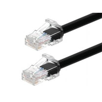 Monoprice Cat6A Component Level Patch Cable - 10 Feet - Black | UTP, 24AWG, 500MHz, Pure Bare Copper, Snagless RJ45, Ethernet Cable - Micro SlimRun Series