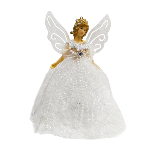 1 pieza de colgantes de árbol de Navidad creativos de muñeca de ángel Navidad para fiesta de Zulema Muñeca Wing Angel