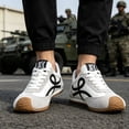 thumbnail image 6 of CHICVOMEY Sneaker for Men Rubber Sole Lightweight Non Slip Walking Shoes Retro Casual Comfortable Spring Summer Work Sneakers, 6 of 7
