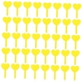 thumbnail image 4 of WHAMVOX Plant Labels Yellow PP 100Pcs 3.2X1.8In Heart Shaped Garden Decoration, 4 of 8