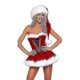 thumbnail image 2 of S-2xl High Quality Women Christmas Costumes Suit Xmas Party Sexy Red Velvet Dress Cosplay Santa Claus Costume Outfit Plus Size, 2 of 5