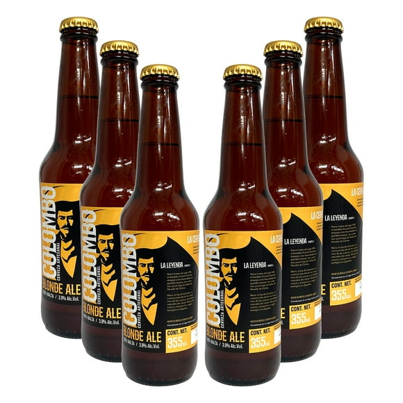 Six Pack Cerveza Artesanal Colombo Blonde Ale 355 ml Colombo Blonde Ale